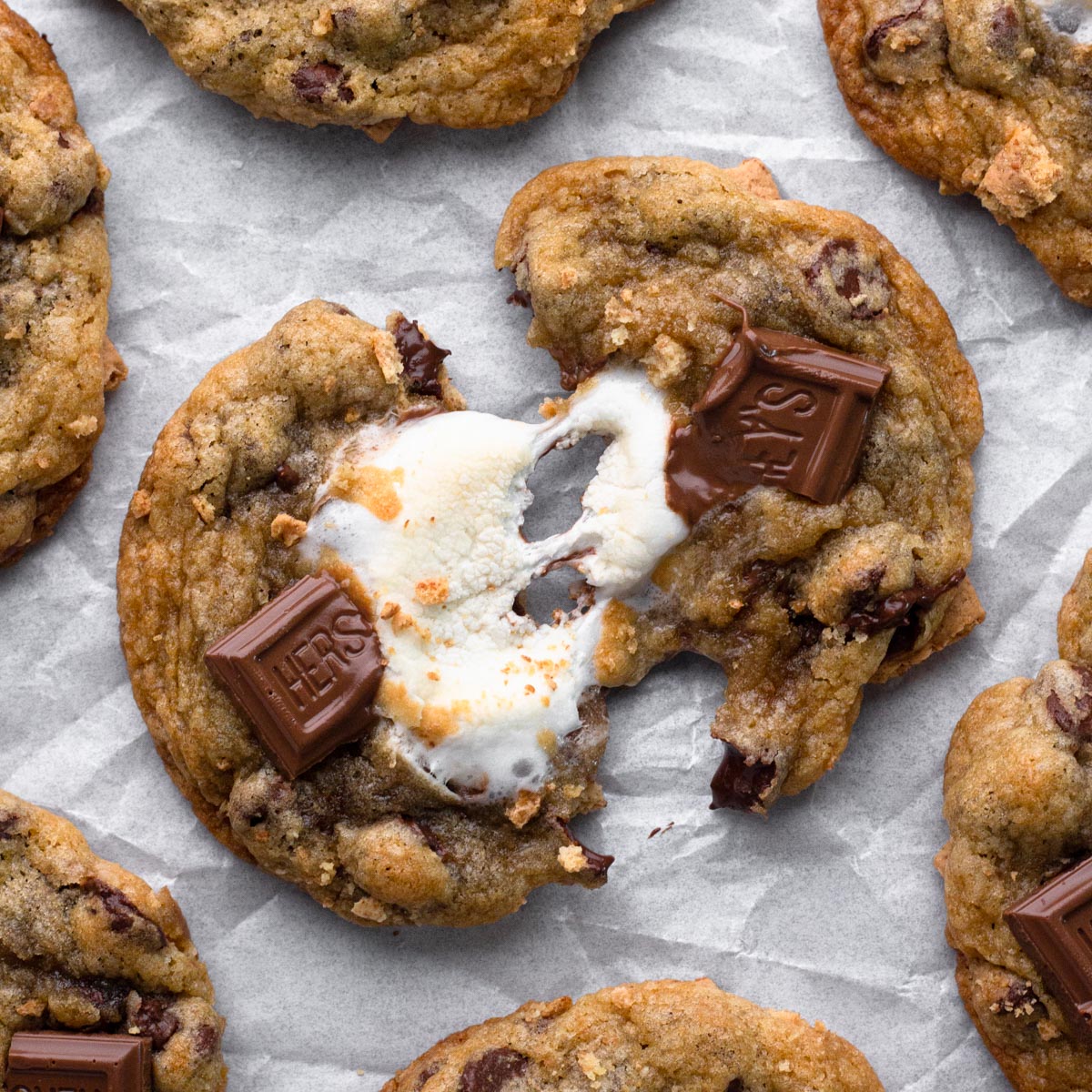 Chocolate Chip S’mores Cookie